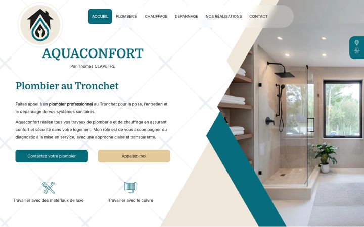 Screenshot of aquaconfort35.fr