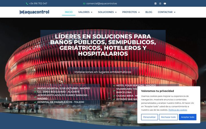 Screenshot of aquacontrol.es