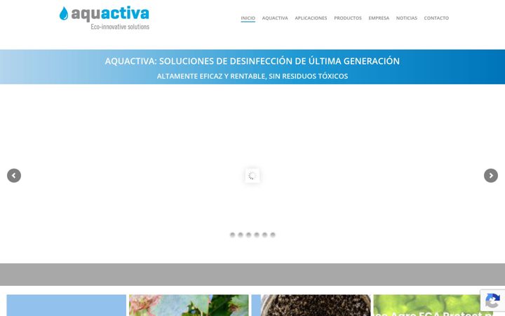 Skärmbild av aquactiva-solutions.com