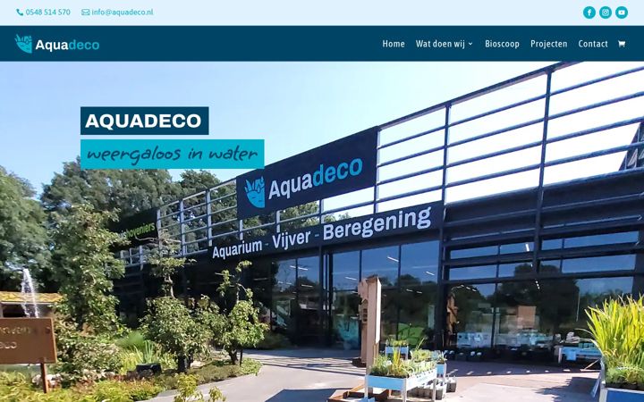 Screenshot of aquadeco.nl