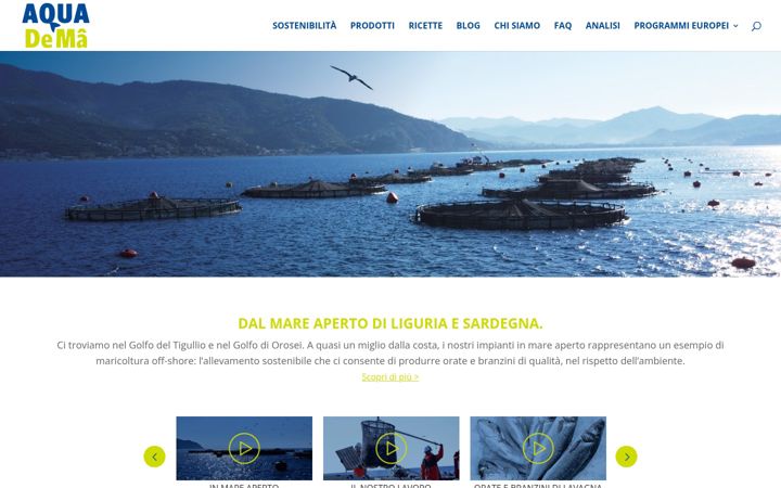Posnetek zaslona aquadema.it
