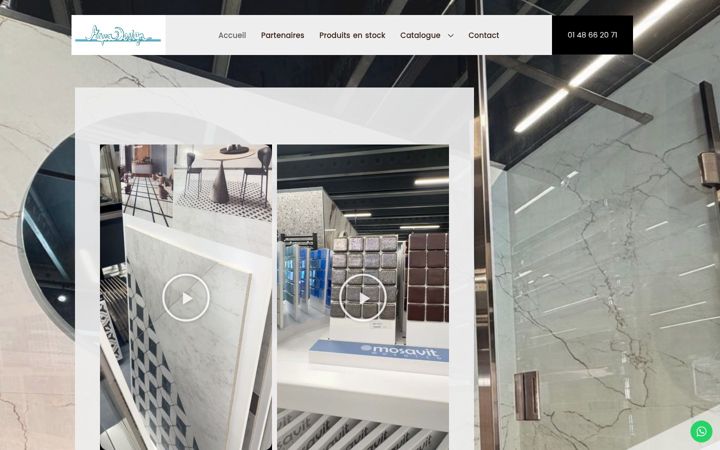 Screenshot ta' aquadesign.fr