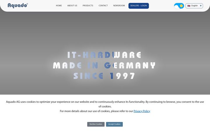 Screenshot of aquado.de