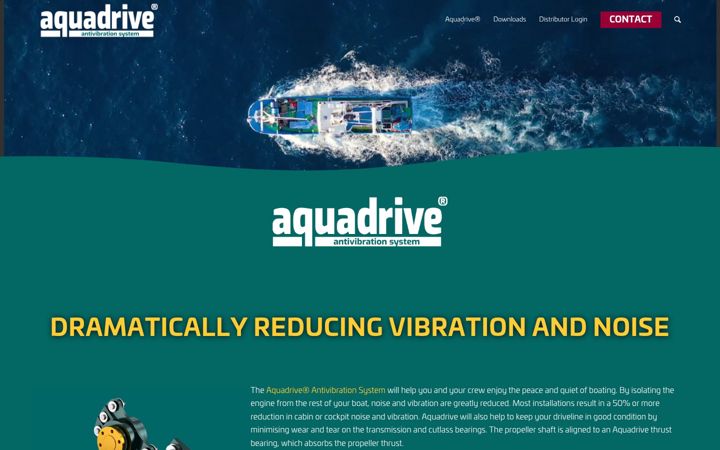 Zrzut ekranu aquadrive.com