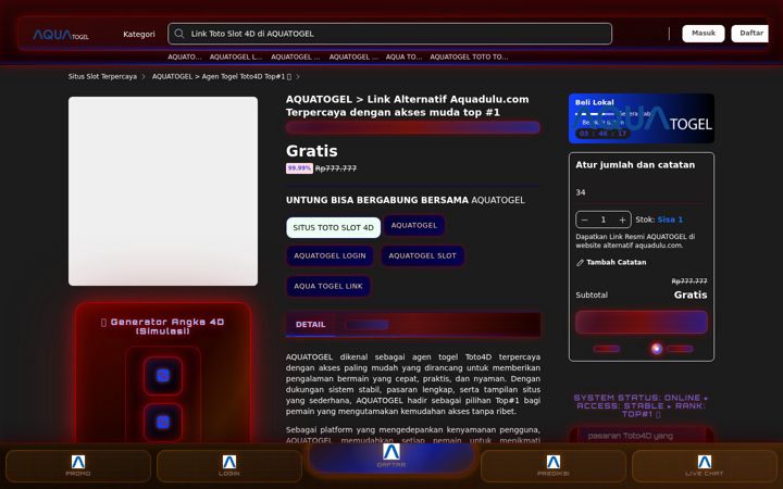 Screenshot of aquadulu.com