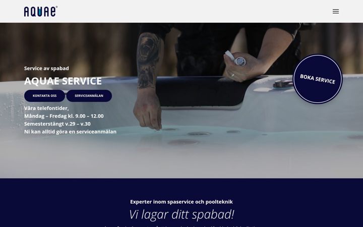 Screenshot of aquae.se