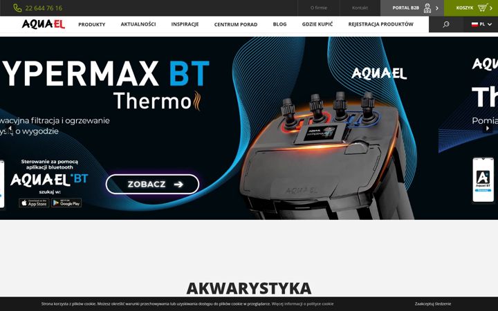 Screenshot of aquael.pl