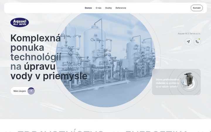 Screenshot of aquael.sk