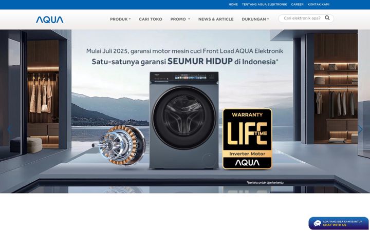 Screenshot of aquaelektronik.com
