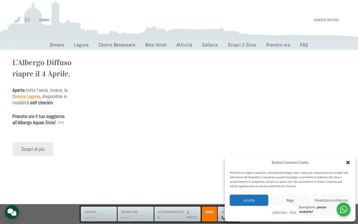 Screenshot του aquaesinis.it
