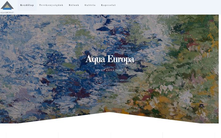 Screenshot von aquaeuropa.hu