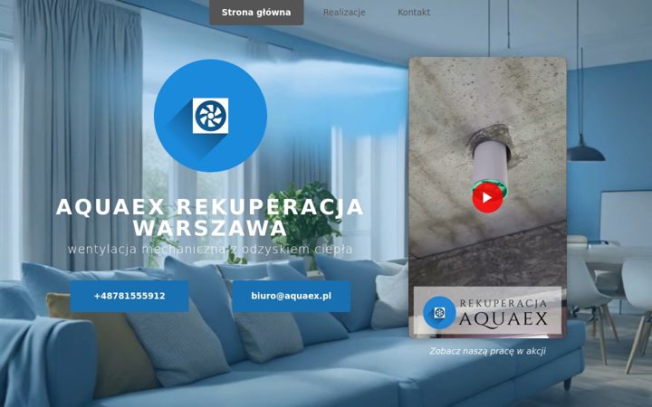 Screenshot of aquaex.pl
