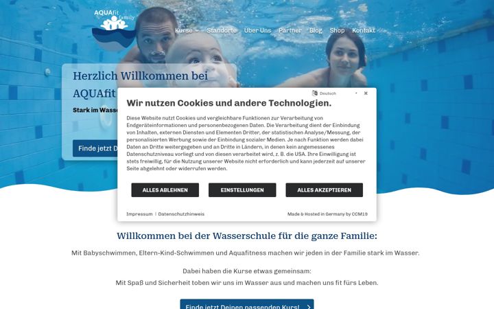 Screenshot ta' aquafit-family.de