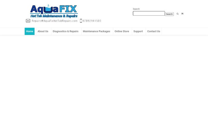 Snímek obrazovky aquafixuk.com