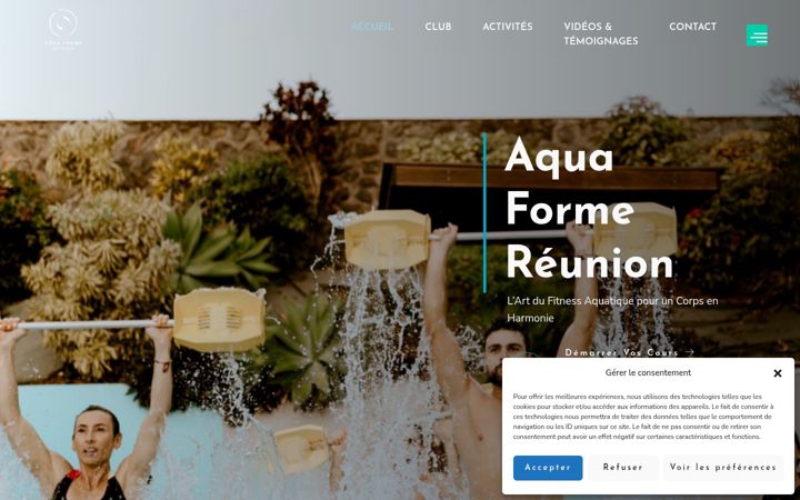 Zrzut ekranu aquaforme-reunion.com