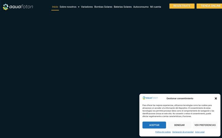 Screenshot di aquafoton.es