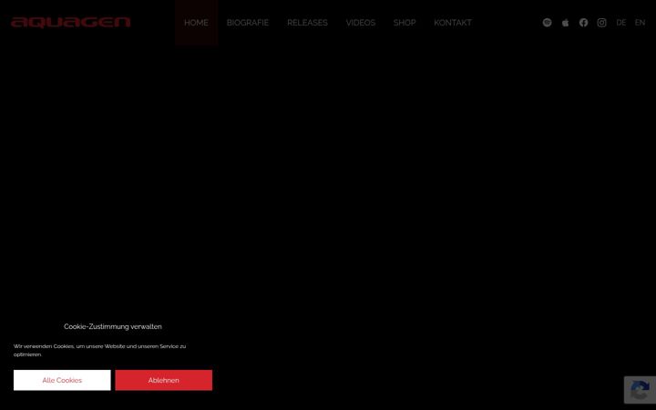 Screenshot of aquagen.de