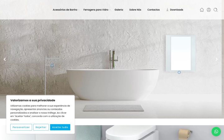 Screenshot of aquaglass.pt