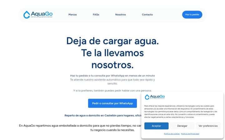 Screenshot of aquago.es