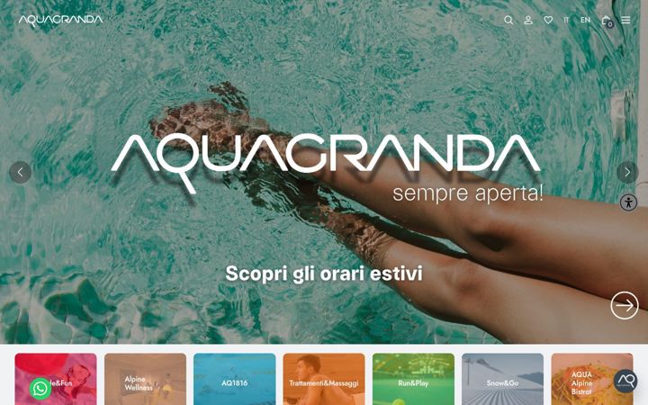 Zrzut ekranu aquagrandalivigno.com