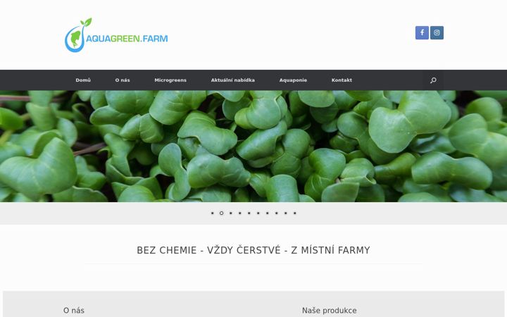 Screenshot of aquagreen.farm