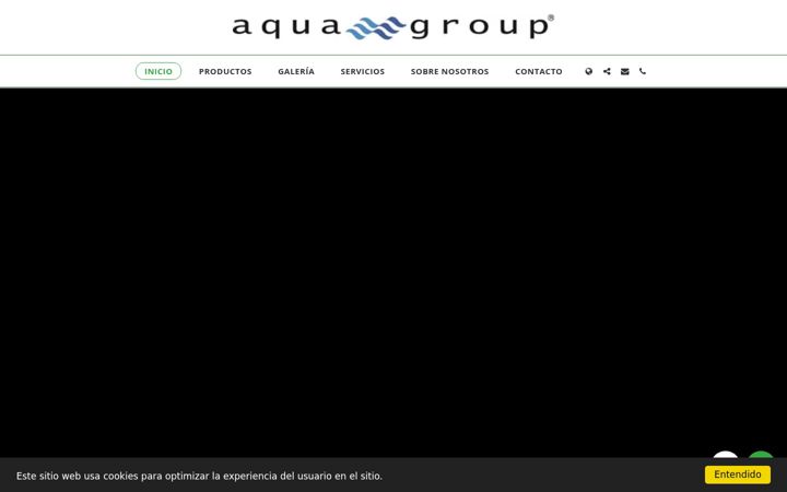 Screenshot of aquagroup-ec.com