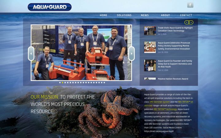 Screenshot of aquaguard.com