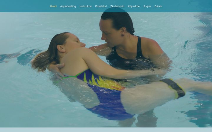 Screenshot of aquahealing-juklik.cz