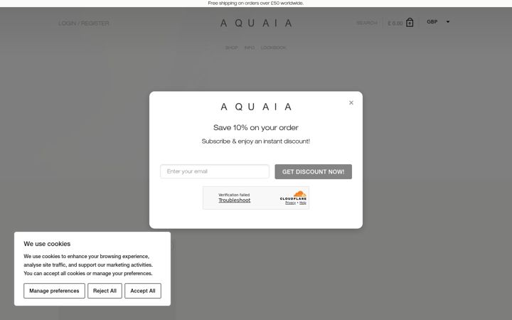 Capture d'écran de aquaia.online