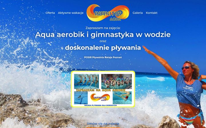 Screenshot of aquainfinitus.pl