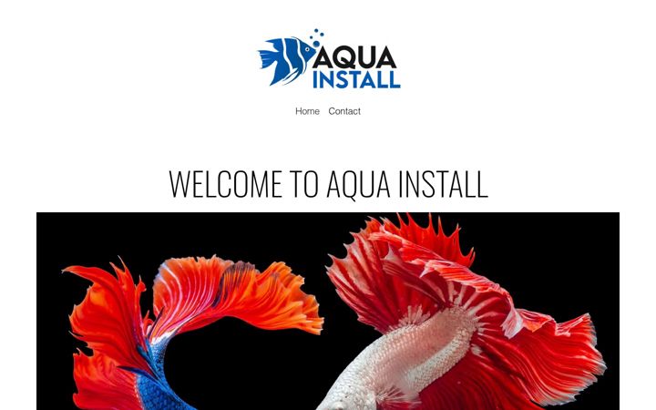 Capture d'écran de aquainstall.net
