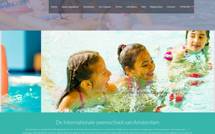 Screenshot of aquakidzz.com