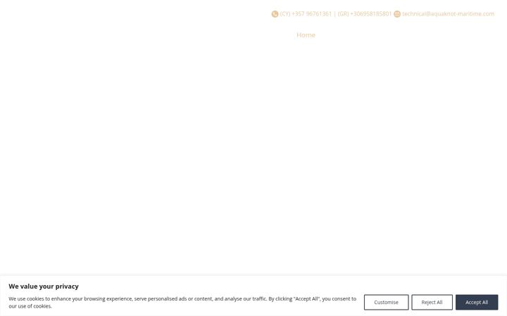 Screenshot of aquaknot-maritime.com