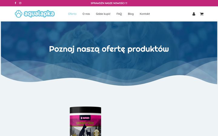 Screenshot of aqualapka.pl