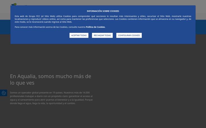 Screenshot of aqualia.com