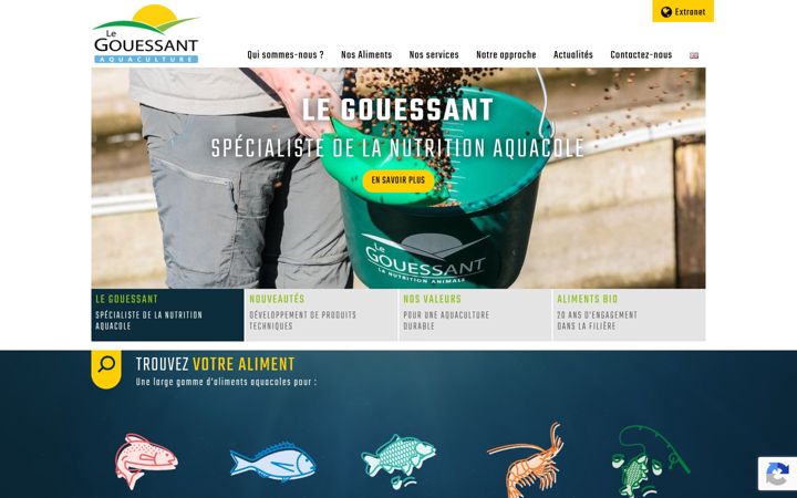 Screenshot of aqualiafeed.com