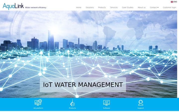 Screenshot of aqualinksystem.com
