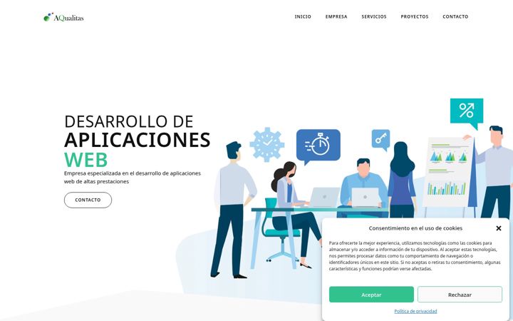 Screenshot of aqualitas.com