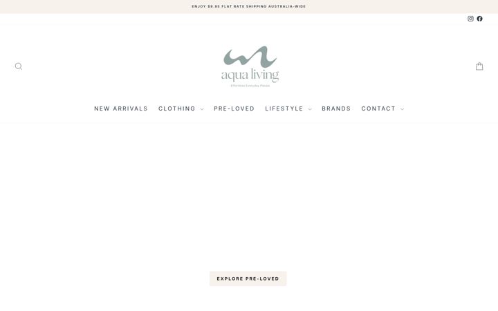 Screenshot of aqualiving.com.au