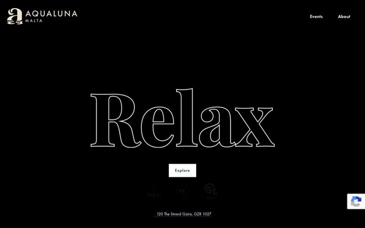 Screenshot of aqualuna.mt