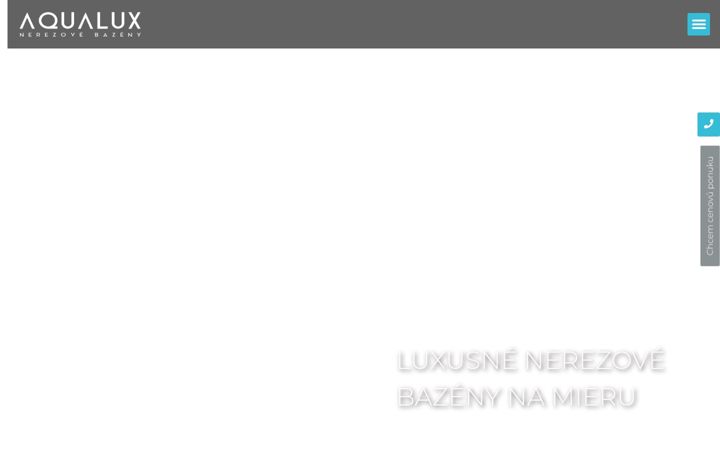 Screenshot of aqualuxpool.eu
