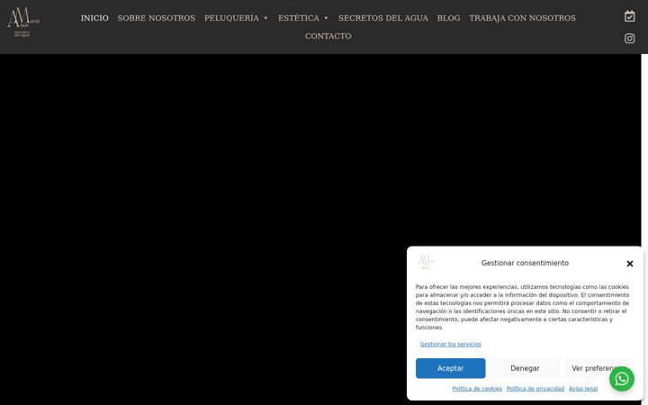 Screenshot ta' aquamendsecretosdelagua.es