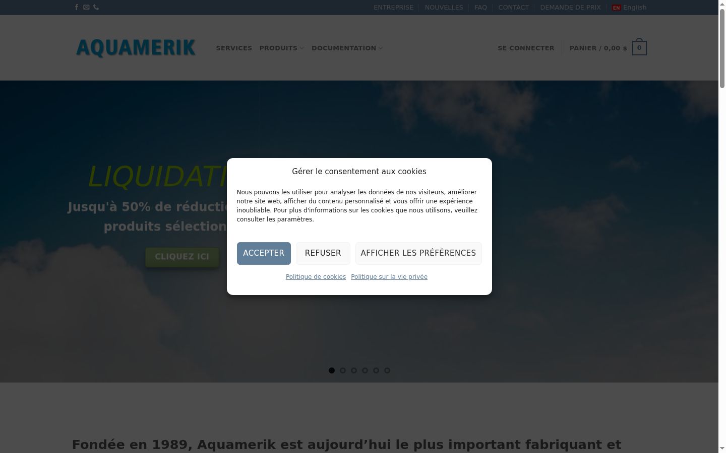 Screenshot tal-banner tal-kunsens muri qabel kwalunkwe interazzjoni
