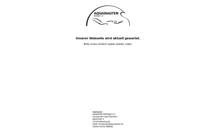 Screenshot of aquanauten.de
