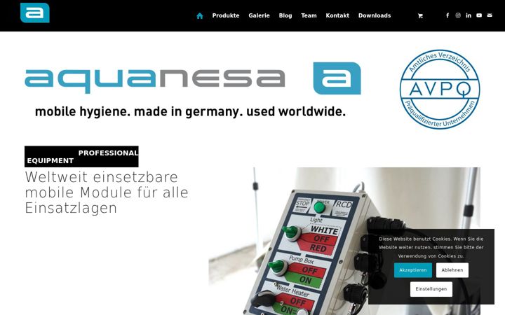 Screenshot of aquanesa.com