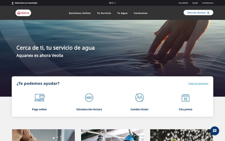 Capture d'écran de aquanex.es