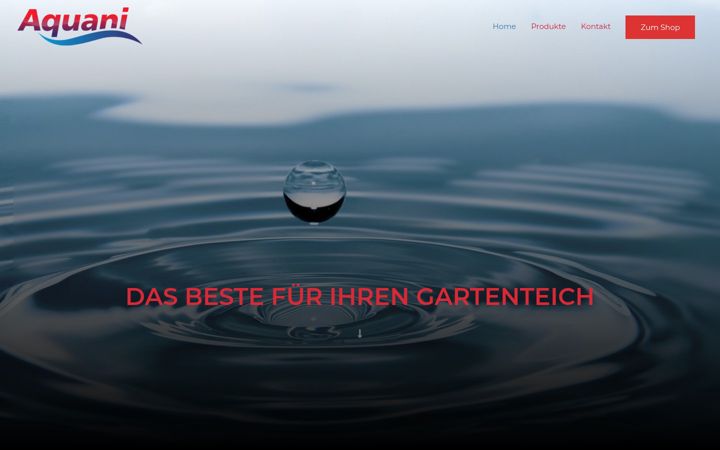 Screenshot of aquani.de