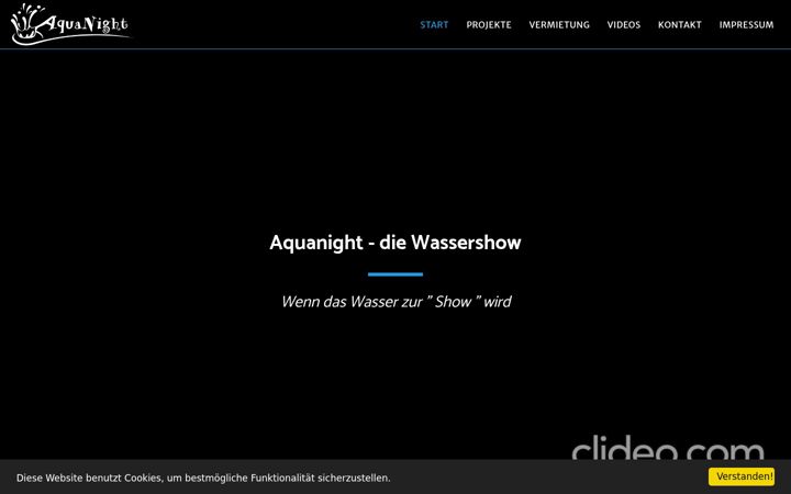 Screenshot of aquanight.de