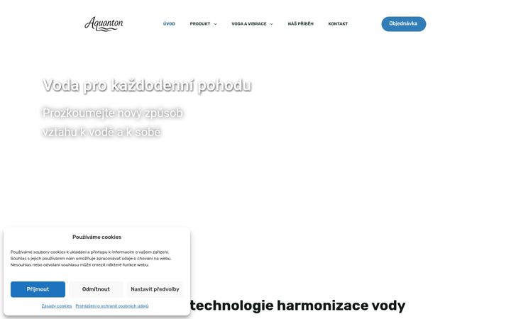 Snimka zaslona za aquanton.cz