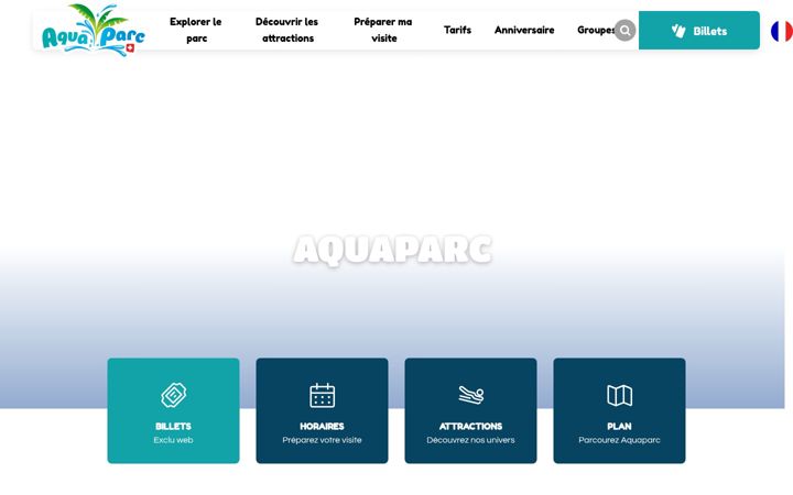 Screenshot of aquaparc.ch